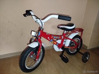 Bicykel 12 Dema funny červený.