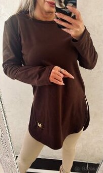 Damska jemnunka talianska tunika choco