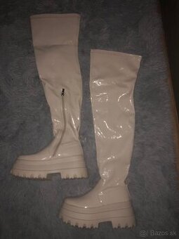 Kožene vysoke čižmy