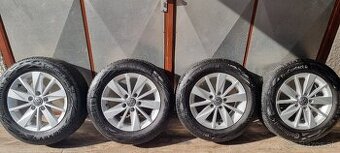 Predám originálne disky VW r15 5x112 /195/65 Continental