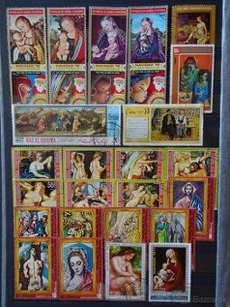 Pekná zbierka známok UMENIE 2 - 1