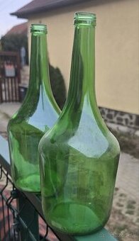 Sklenené fľaše na víno 1,5 litra