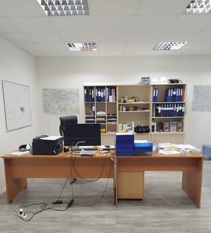 Kancelársky stôl 2ks + 1ks kancel.kontajner