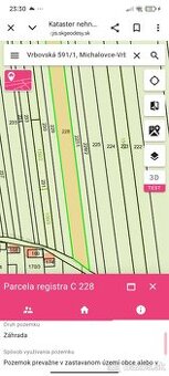 Pozemok Michalovce -ul. Vrbovecká - 1