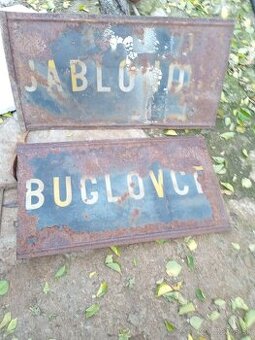 Staré tabuľky názvy obcí