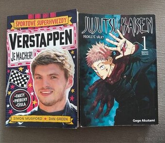 Predám knihy Max Verstappen a Jujutsu Kaisen