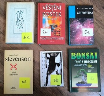 rôzne knihy
