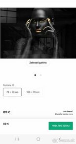 Predám skleneny obraz - nový