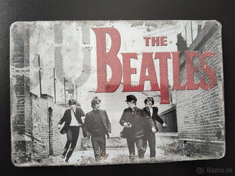 Plechová retro tabuľa BEATLES - 1