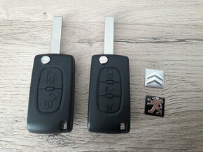 Kľúč Peugeot Citroen 2-3 tlačítkový - 1
