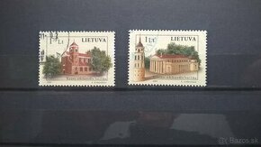 Poštové známky č.122 - Litva - architektúra II. - komplet