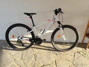 Dámsky horský bicykel st 100 27,5" bielo-ružový