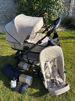 EASYWALKER Kočík kombinovaný Harvey⁵ Premium Pearl Taupe XXL