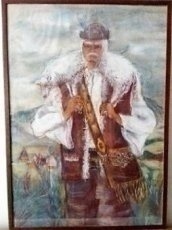 ORIGINÁL MAĽBA: BAČA s OVEČKOU NA PLECIACH, rok: 1984-ZĽAVA