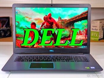 Herný notebook DELL | 17,3" | i7-8750H | GTX 1050Ti | 16GB