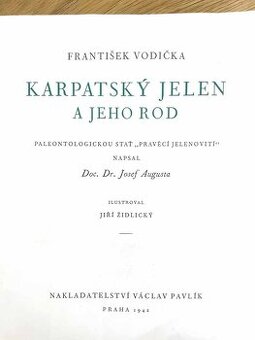Karpatský jeleň a jeho rod - František Vodička