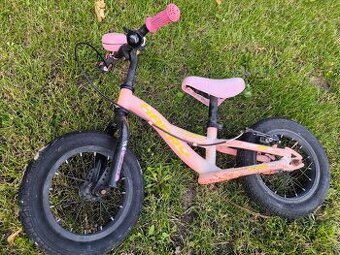 🚲 Detské odrážadlo s brzdou – ružové