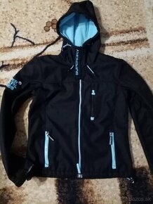 Softshellove bundy Superdry - M ( cierna, siva)