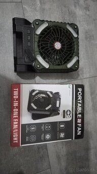 SOLÁRNY VENTILÁTOR PRENOSNÝ S LED