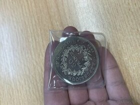 Stříbrná mince FRANCIE 50 francs 1978