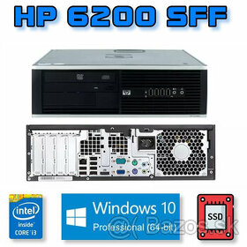 HP 6200 PRO SFF, I3-2100, 8GB RAM, 256GB SSD, DVD-R, W10
