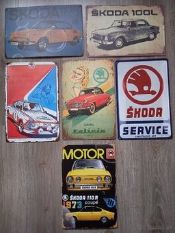 Škoda 130RS/LR,120L/LS,100L,110R,1203,Felícia retro tabuľka