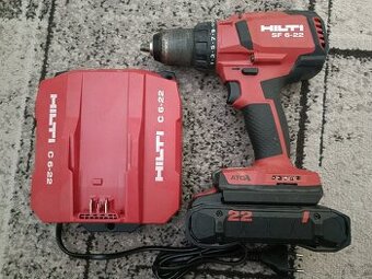 Predám Hilti SF 6-22 Akumulátorový vŕtací skrutkovač