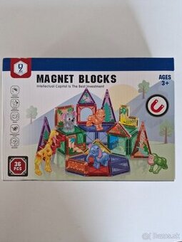 Magneticka stavebnica so zvieratami