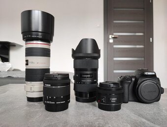 Canon EOS 250D + 3 objektívy