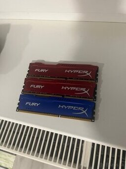 RAM HyperX Fury 2x 8GB DDR3 1x 4GB DDR3 - 1