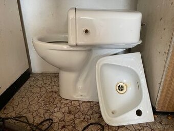 WC a umývadlo