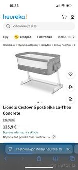 Cestovná postielka Lionelo