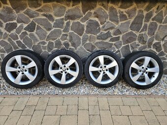 ‼️Alu disky Škoda 5x100 16" +❄️zimné pneu 215/45 R16