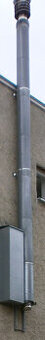 Dvojplášťový nerezový komín 180mm