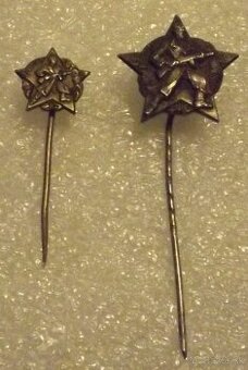 odznaky na ihlu - partizáni, SNP, armáda