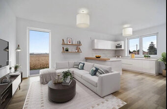 Priestranný 3-izbový byt v novostavbe v obci Mostová - 1