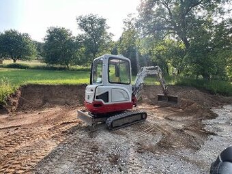 Zemne a vykopove prace pasovym minibagrom