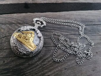 Zlatý vlak vreckové hodiny