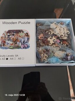 Drevené puzzle archa