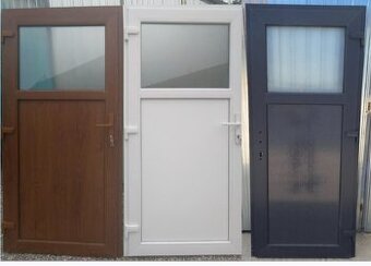 Vchodové dvere 1/3sklo nepriehladne 5 bodový zamok  3 panty