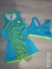 Bežecké oblečenie S, športová podprsenka a tielko - 1