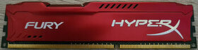 DDR3 Kingston HyperX Fury Red