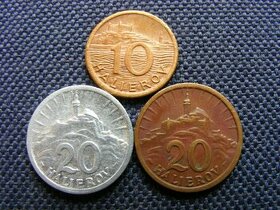 staré slovenské mince