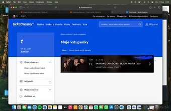 2x lístok na Imagine Dragons Praha Letňany 11.6.2025.