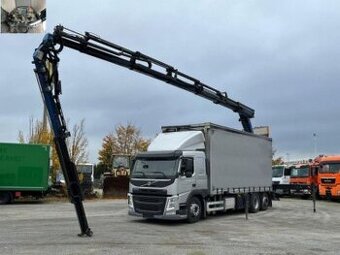 Volvo FM 420-6x2–Valník+HR-Palfinger PK 27002-SHE 27t/m+Jib