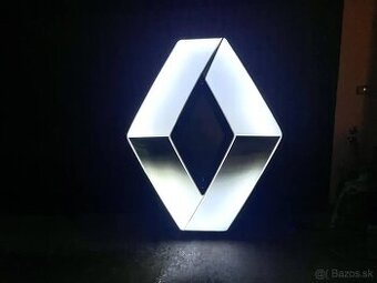 Veľké svetelné 3D logo Renault