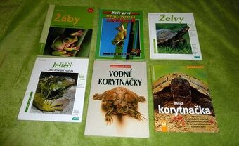 Teráriové zvieratá - rôzne tenké knižky