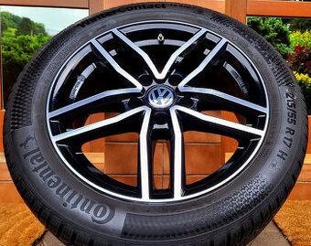 alu R17 5x112, zimné pneu 215/55, VW Passat + Škoda Superb