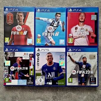 Kolekcia hier FIFA 18-23 (PS4/PS5) - Rožňava