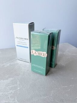 Originál LA MER Fluid a SHISEIDO Lotion opalovaci krem